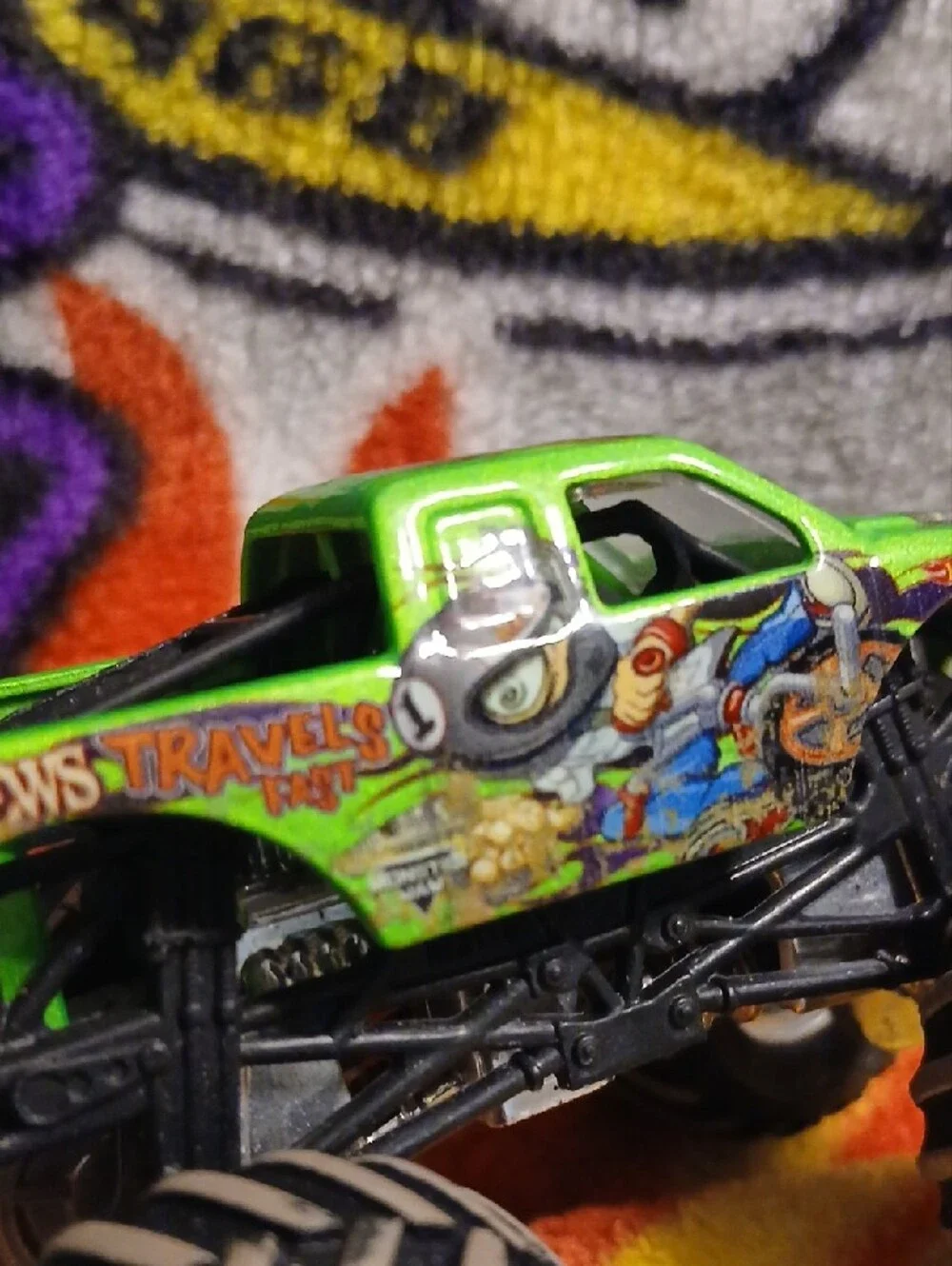 Hot Wheels very slightly